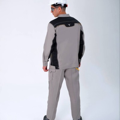 لباس کار پروشات مدل سهند استخوانی مشکی