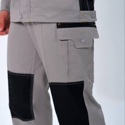 لباس کار پروشات مدل سهند استخوانی مشکی