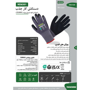 دستکش صنعتی نیوسیف مدل NEXAFLEX-ND6501