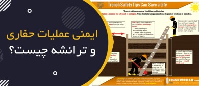 ایمنی عملیات حفاری و ترانشه چیست؟ | Excavation & Trenching Safety