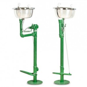 چشم شوي پدالی پایه دار گالوانیزه