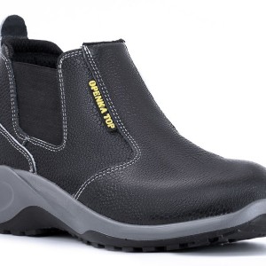 پوتین ایمنی ارک مدل اپنکا تاپ چرم زنانه TPU