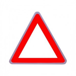 تابلو ایمنی فریم دار گالوانیزه مثلثی