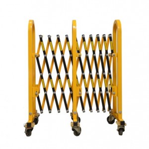 راهبند آکاردئونی دوبل چرخ دار