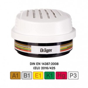 فیلتر 6 حالته A1B1E1K1hgP3 ماسک نیم صورت دراگر