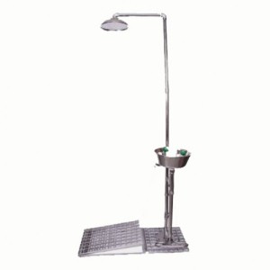 دوش و چشم شوی تمام استيل با راهبری پدالی مدل PSS502-450