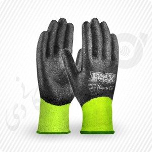 دستکش ایمنی ضد برش واقعی، تمام مواد لاتکس FOX کد: 1311