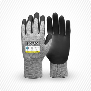 دستکش ایمنی ضد برش واقعی کف مواد نیتریل کات۵ کد: ۱۵۱۵
