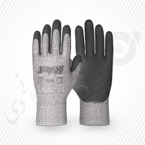 دستکش ایمنی ضد برش کف مواد لاتکس کات 5 FOX کد: 1555