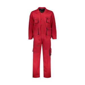 لباس کار مهندسی دو تیکه زیگورات قرمز