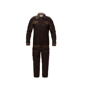 لباس کار مهندسی دو تیکه قهوه ای تیره
