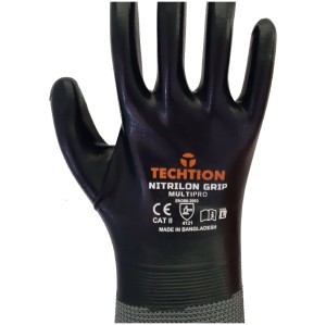 دستکش ایمنی تکشن مدل Nitrilon grip