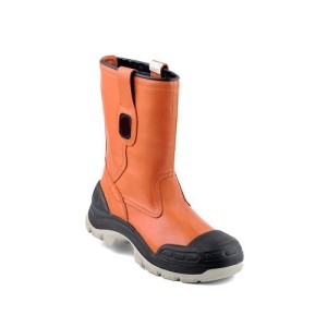 کفش ایمنی کلار مدل ریگربوت با چرم قهوه ای و سرپنجه فلزی