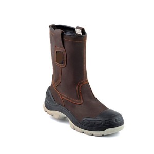 کفش ایمنی کلار مدل ریگربوت با چرم نبوک و سرپنجه فلزی