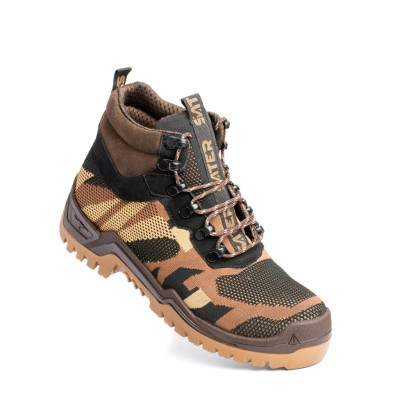 پوتین ایمنی مهندسی ساتر مدل نیو استایل کاراملی بلند