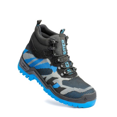 پوتین ایمنی مهندسی ساتر مدل نیو استایل آبی بلند