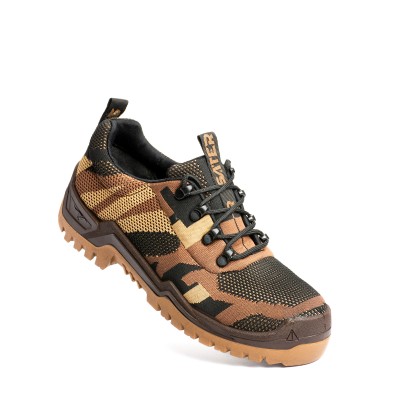 کفش ایمنی مهندسی ساتر مدل نیو استایل کاراملی