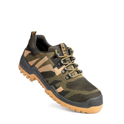 کفش ایمنی مهندسی ساتر مدل نیو استایل زیتونی