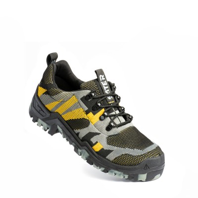 کفش ایمنی مهندسی ساتر مدل نیو استایل خردلی زیره لاستیک