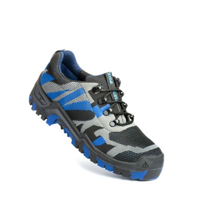 کفش ایمنی مهندسی ساتر مدل نیو استایل آبی زیره لاستیک