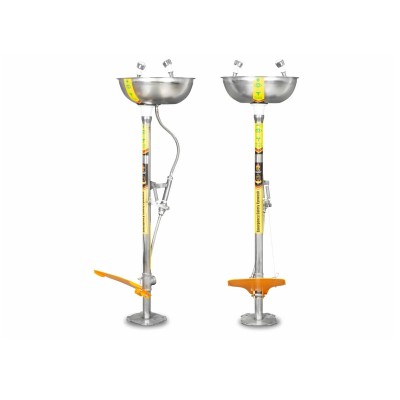چشم شوی ایمنی پدالی پایهدار استنلس استیل (SS316-G40E/F)