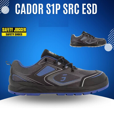 کفش ایمنی سیفتی جاگر مدل مهندسی اسپرت الکترو استاتیک CADOR-BLUE