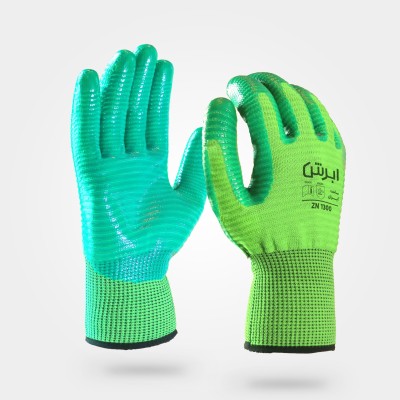 دستکش نیتریل زبرا ابرش مدل ZN1300