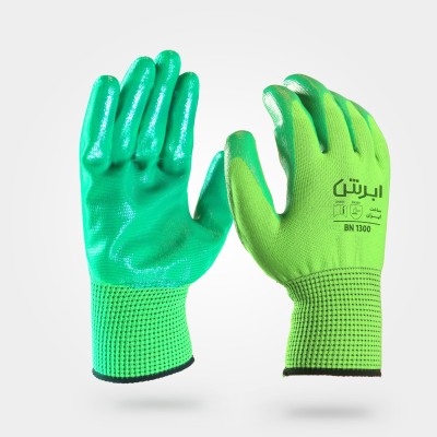 دستکش نیتریل ساده ابرش مدل BN1300