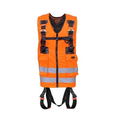 هارنس با جلیقه ایمنی نارنجی کراتوس مدل FA1030300