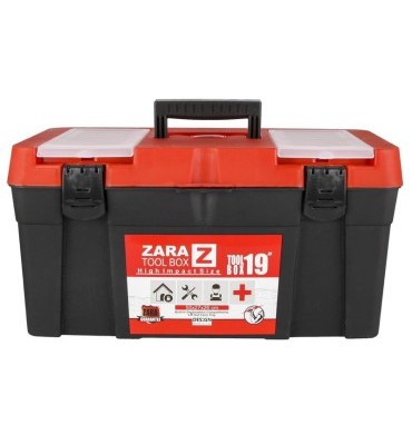 جعبه ابزار پلاستیکی زارا سایز 19 اینچ