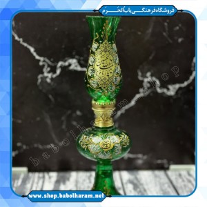 چراغ نفتی تکی با اذکار ائمه اطهار (ع) همراه با جعبه