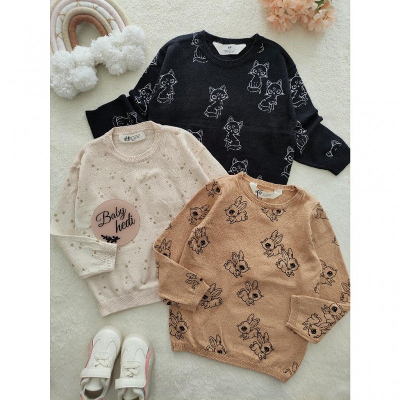 بلوزهای بافت دخترانه