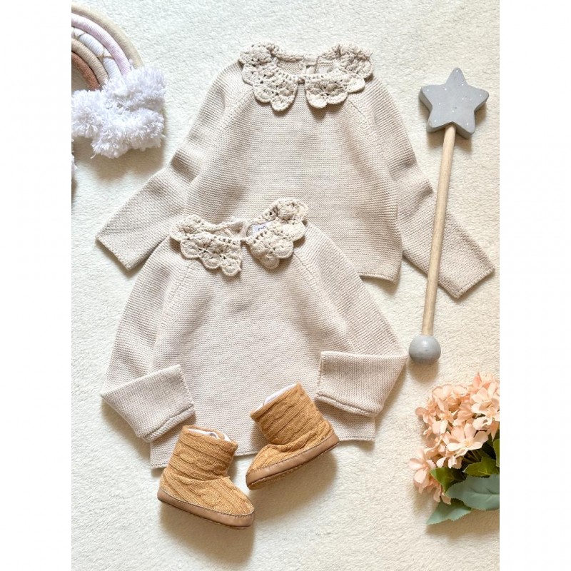 بافت یقه قلاب بافی