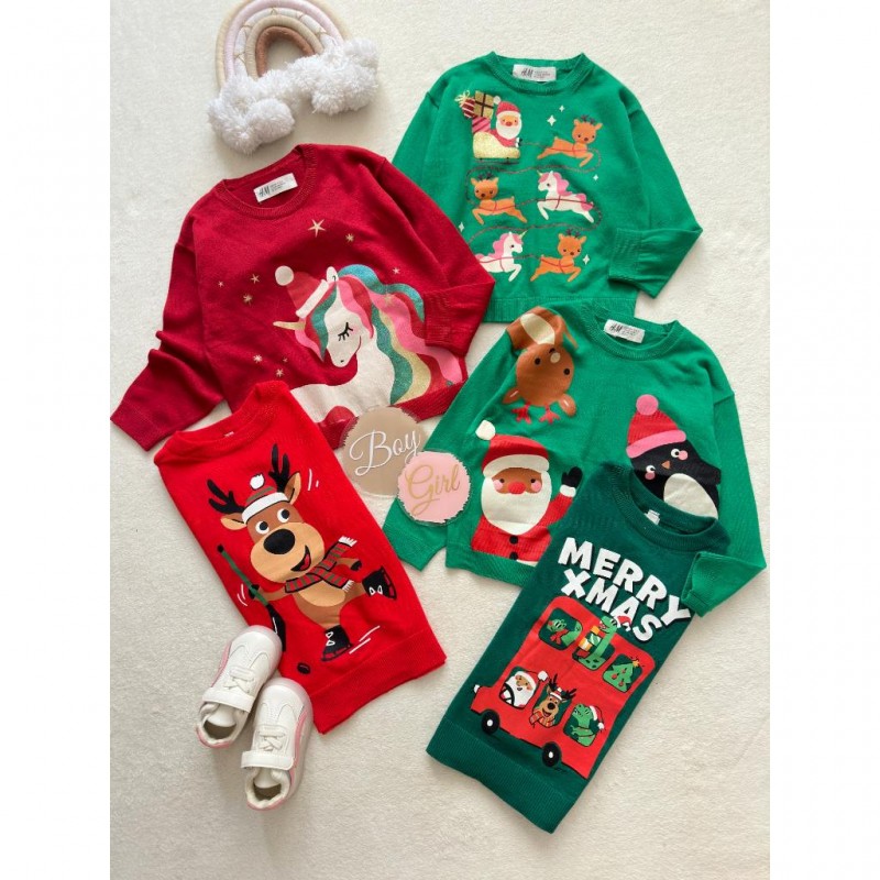 بلوزهای بافت یلدایی و کریسمسی