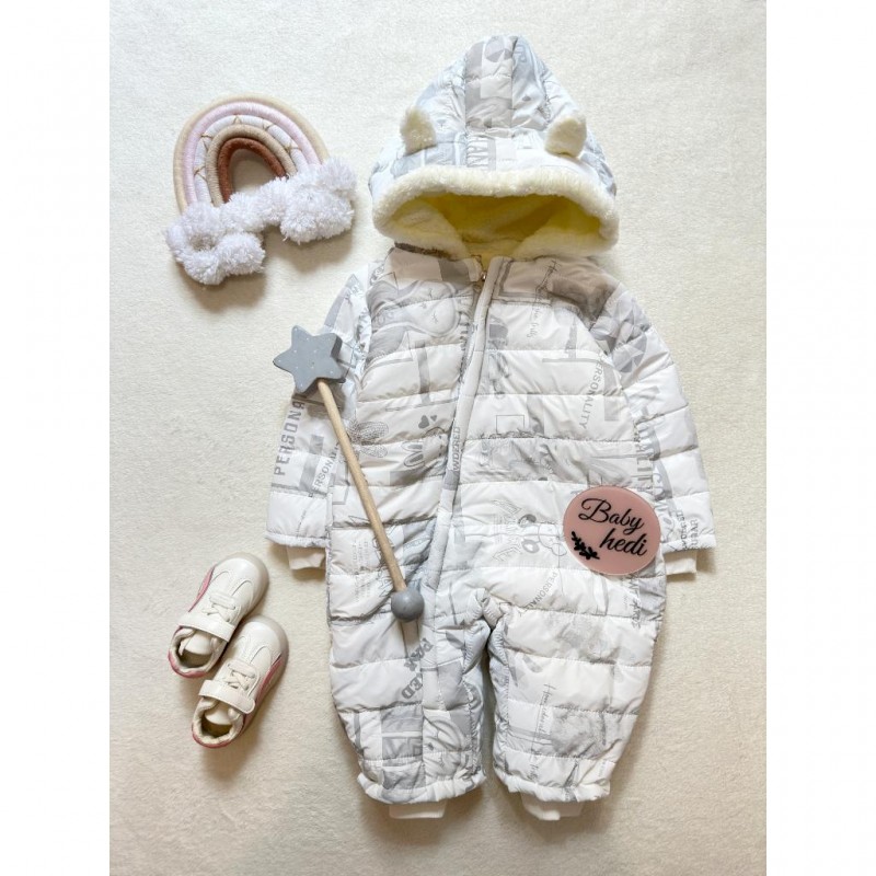 کاپشن سرهمی ضد آب طرح خرگوش