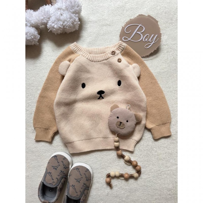 بلوز بافت کرم خرسی