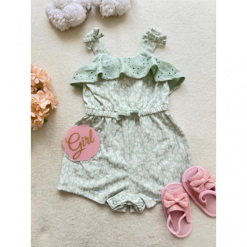 رامپر سبز گلدار