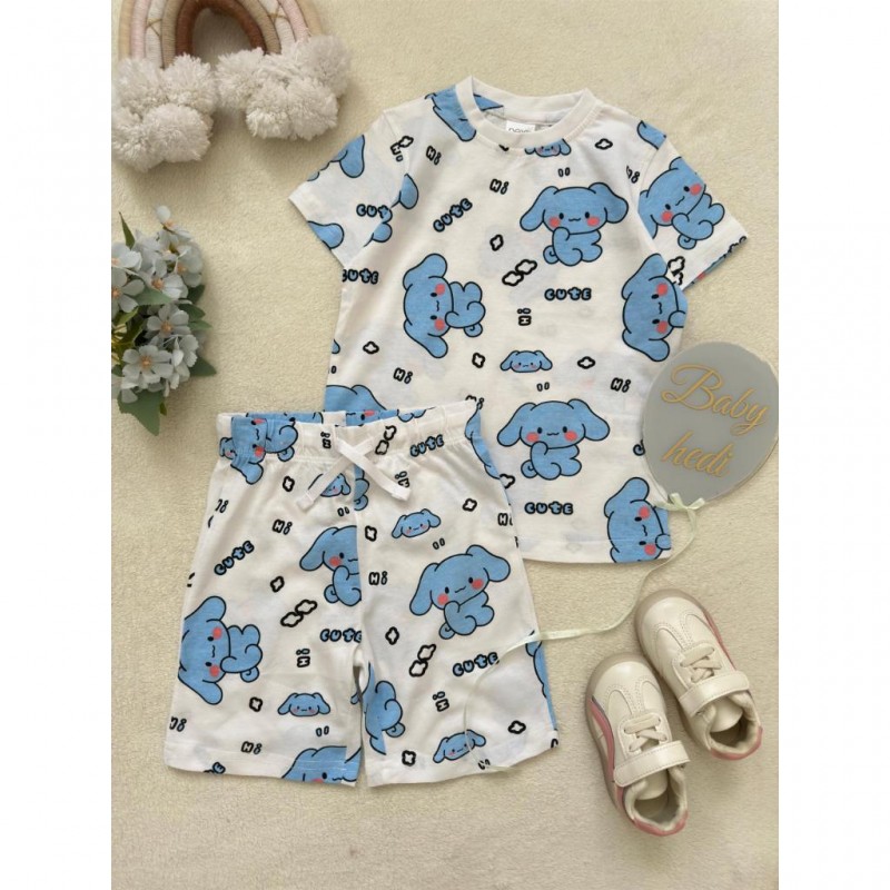 ست تیشرت و شلوارک ملودی