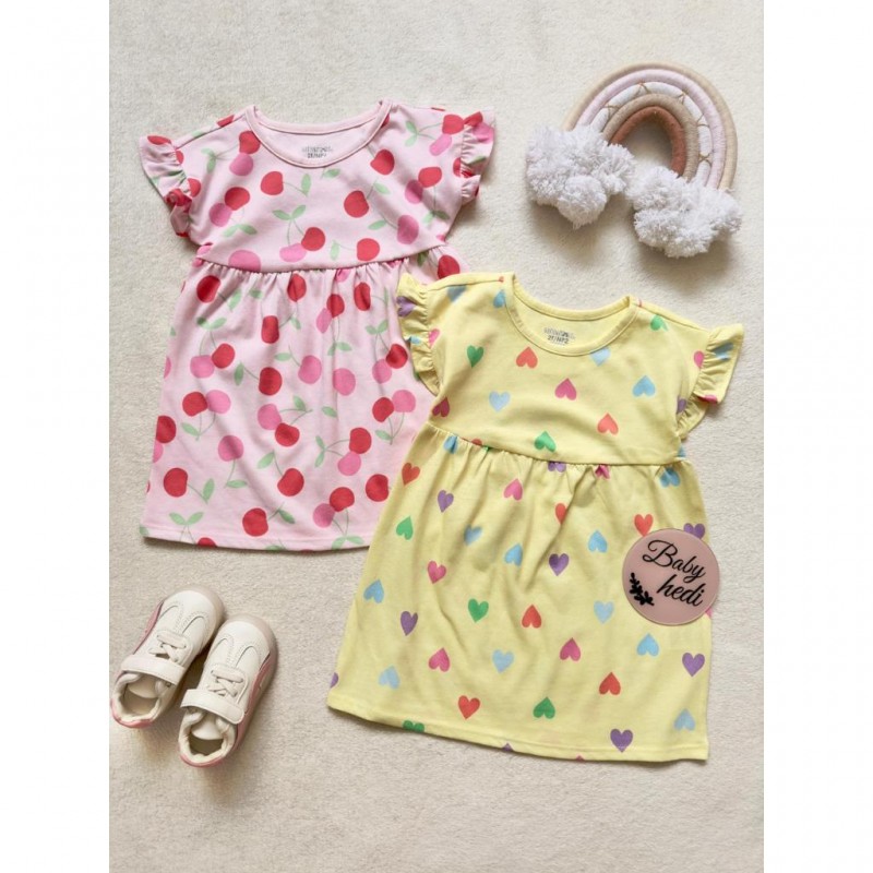 پیراهن های نخی آستین چین دار