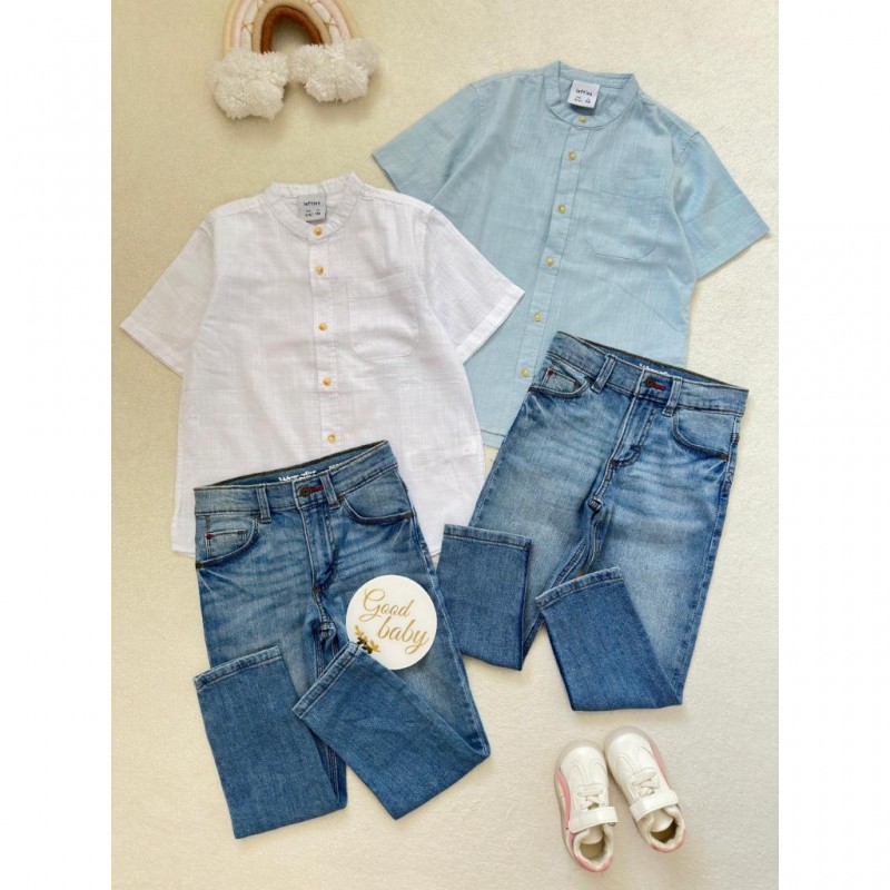 بلوز مجلسی پسرانه/ شلوار جین چهارفصل