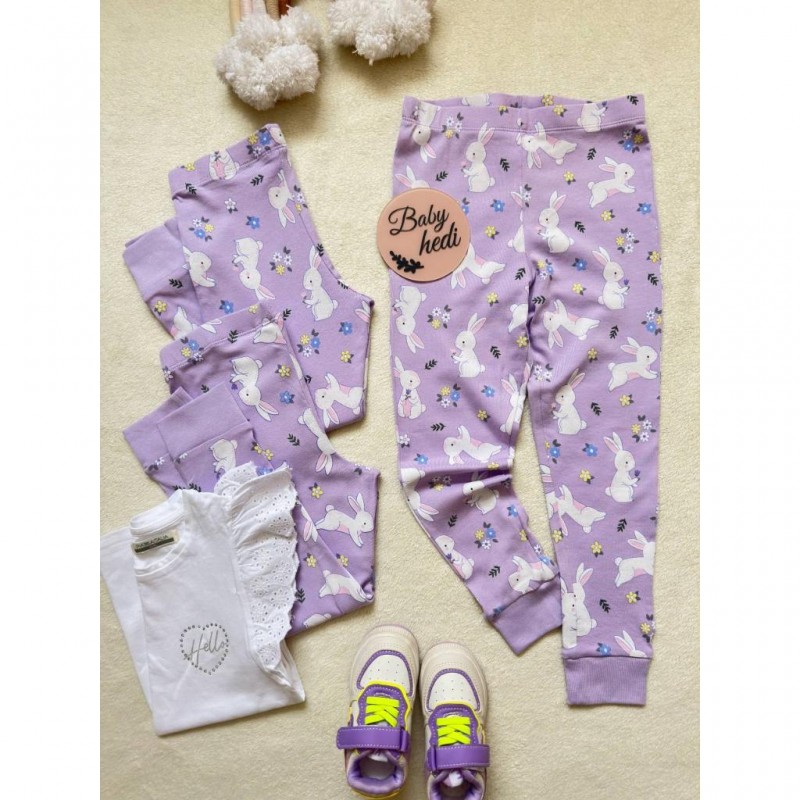 شلوار راحتی خرگوش بنفش