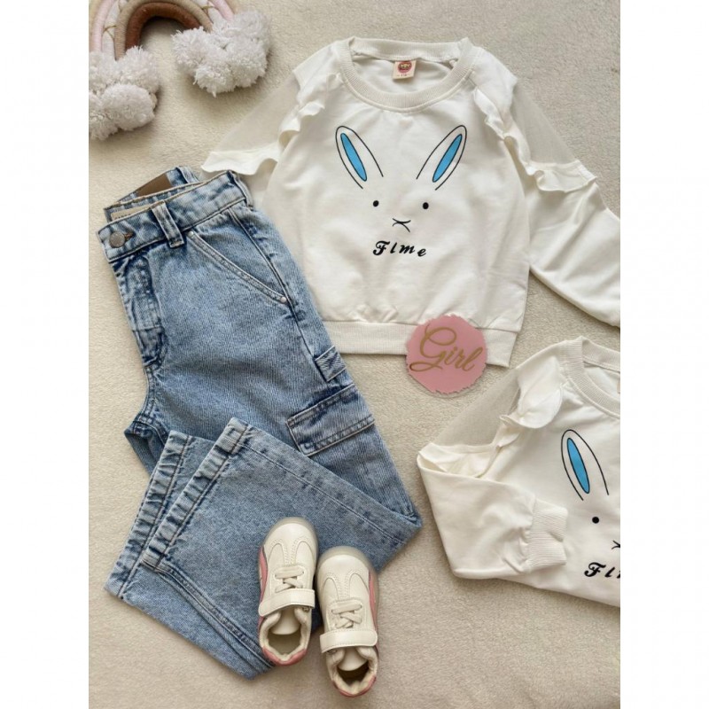 بلوز دورس خرگوش آستین چیندار