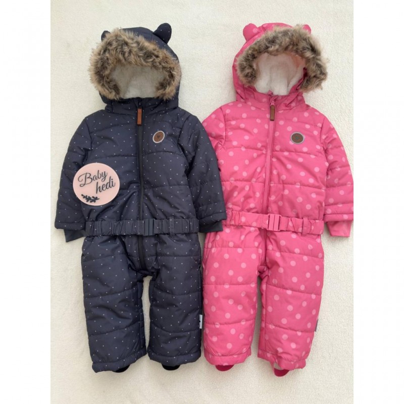 کاپشن سرهمی های صورتی و نوک مدادی خالدار