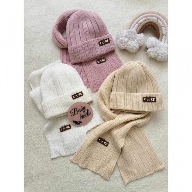 ست شال و کلاه بافت