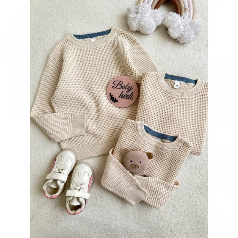 بلوز بافت ویفری کرم