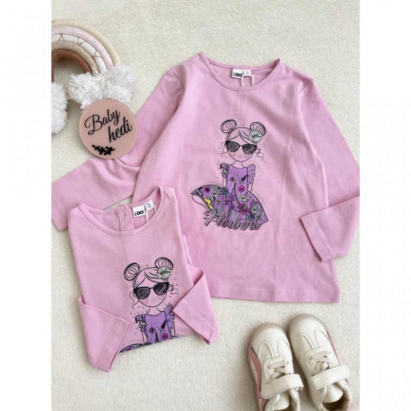 بلوز دخترانه صورتی