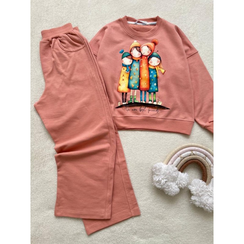 ست بلوز شلوار دورس دخترانه