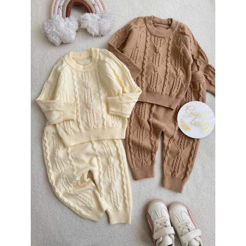 ست بلوز شلوار بافت