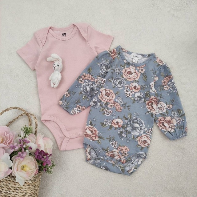 بادی های گلدار و صورتی