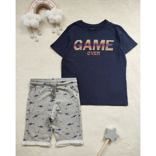 تیشرت گیم و شلوارک کوسه